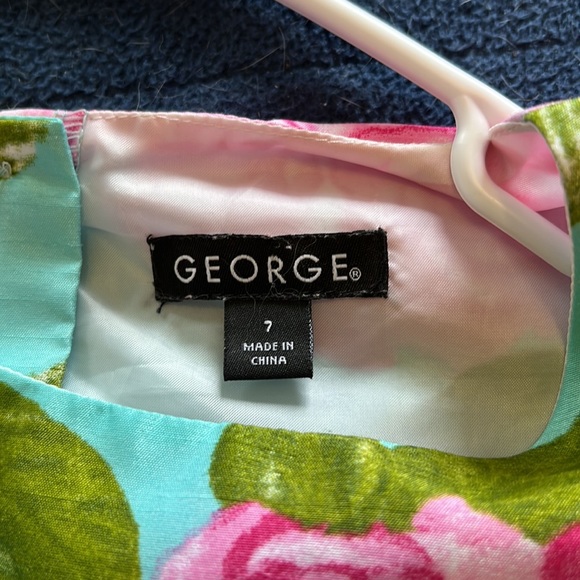 GEORGE Floral Girls Sleeveless Dress - Picture 5 of 6